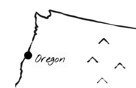 Oregon Coast Map